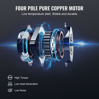 1/4 HP HVAC Vacuum Pump and Gauge Set 4 CFM Manifold Gauge Kit with Hose