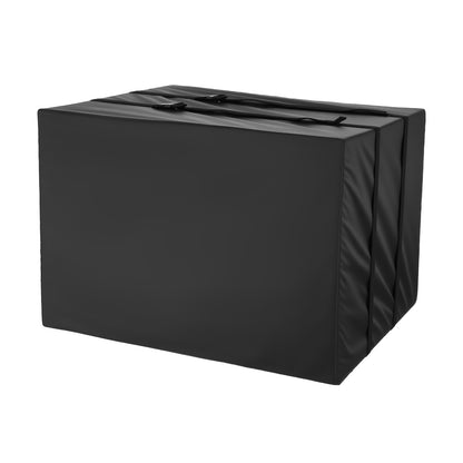 Air Conditioner Cover, 530 x 400 x 380 mm Ac Cover for Air Conditioning Unit, Double-Layer, Waterproof Polyester Fabric, Adjustable Shoulder Strap, Universal Size for Outdoor Outside