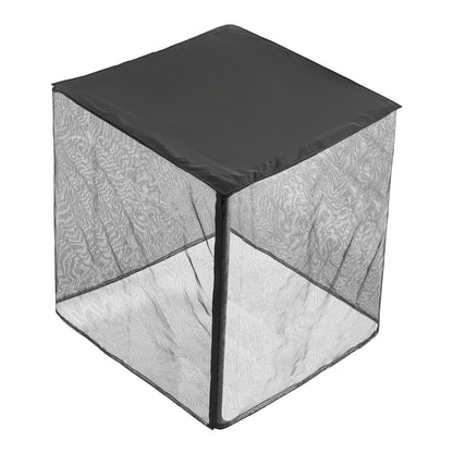 Air Conditioner Cover, 711 x 711 x 812 mm Ac Cover for Air Conditioning Unit, Dual-Layer, Detachable Canopy,Waterproof Polyester, Universal HVAC Protector for Outdoor Outside Ac Unit, Black