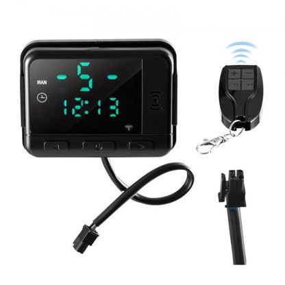Diesel-Luftheizungsregler, universeller DC5V-Diesel-Luftheizungsregler mit Thermostatschalter, Standheizungsregler mit LCD-Anzeige und Fernbedienung, passend für 2-kW-, 5-kW- und 8-kW-Dieselheizungen