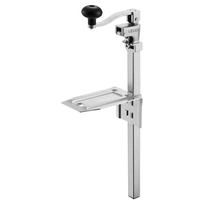 Commercial Can Opener, Heavy-Duty Manual Tabletop Cans Opener for Cans Up to 300 mm Height, Height-Adjustable Professional Can Openers Fixed with Screws, for Restaurant, Hotel, and Food Store