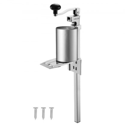Commercial Can Opener, Heavy-Duty Manual Tabletop Cans Opener for Cans Up to 400 mm Height, Height-Adjustable Professional Can Openers Fixed with Screws, for Restaurant, Hotel, and Food Store