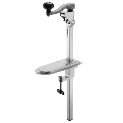 Gewerblicher Dosenöffner, robuster manueller Tischdosenöffner für Dosen bis 300 mm Höhe, höhenverstellbar, mit Schrauben und Tischklemme befestigt, für Restaurants, Hotels und Lebensmittelgeschäfte