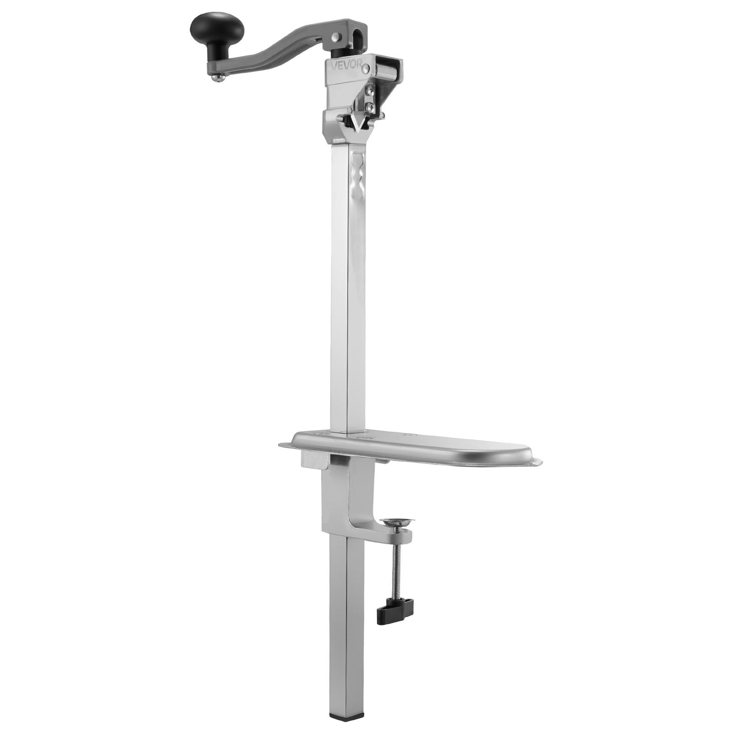 Gewerblicher Dosenöffner, robuster manueller Tischdosenöffner für Dosen bis 300 mm Höhe, höhenverstellbar, mit Schrauben und Tischklemme befestigt, für Restaurants, Hotels und Lebensmittelgeschäfte