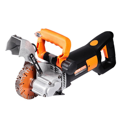 Elektrische Wandnutfräse, Wandnutfräsmaschine 133 mm, Nutfrästiefe 42 mm, Wandnutfräsmaschine 2500 W, Wandfräsmaschine mit Wasserpumpe