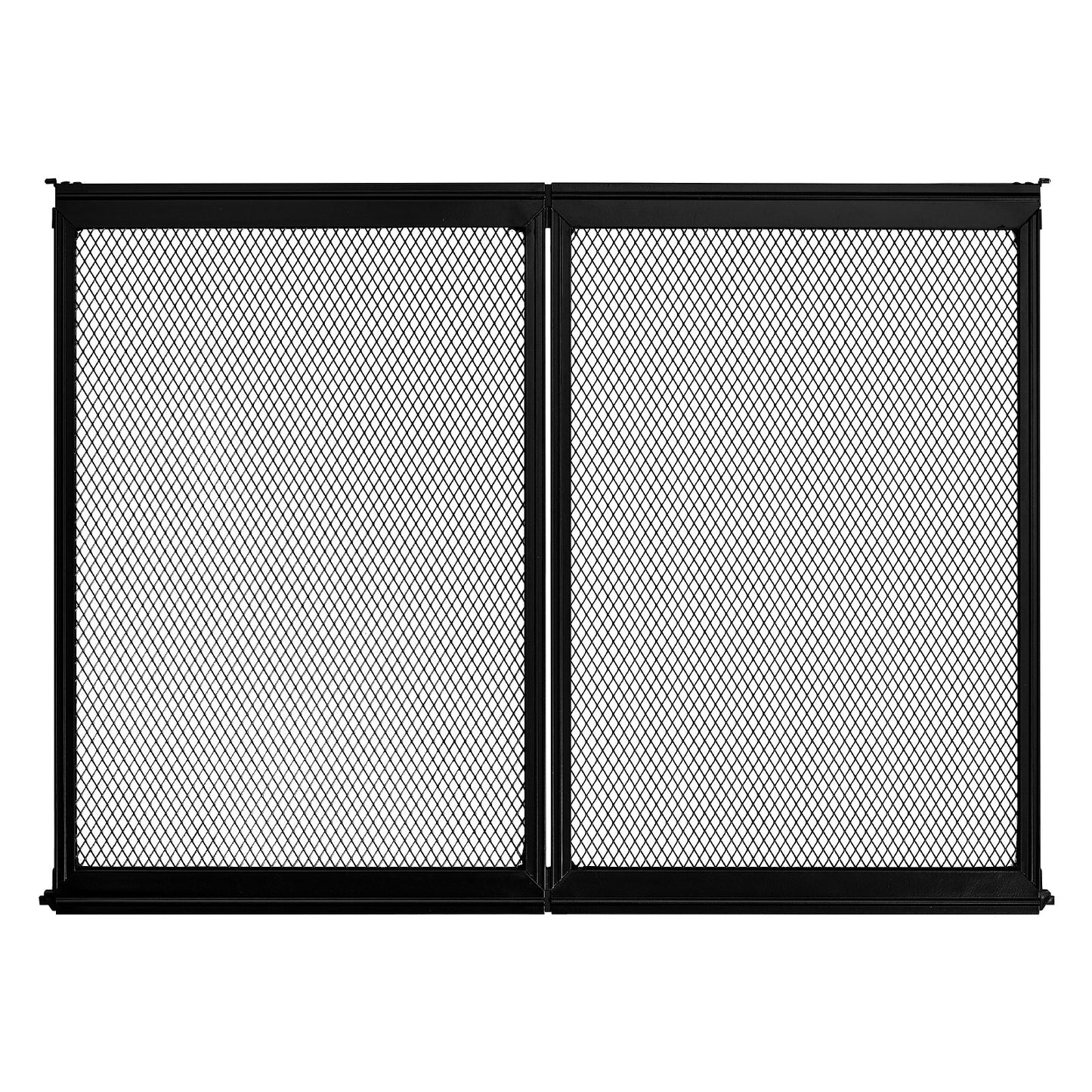 RV Screen Door Protector, 673.1 x 508 mm Door Grille, Easy to Install and Disassemble, Reinforced Breathable Protective Mesh, Aluminum Alloy Camper RV Entry Protector for Pet Protection, Black