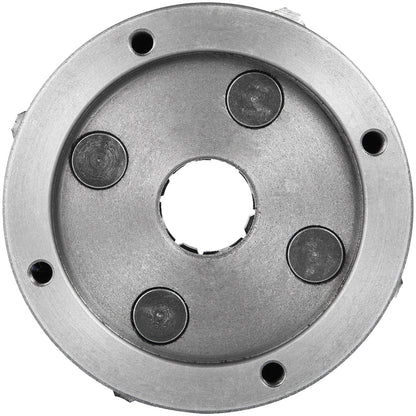K72-125 5-Zoll-Drehfutter, unabhängig, reversibel, 125 mm, Zubehör für Mini-Drehmaschinen, 4-Backen-Drehfutter