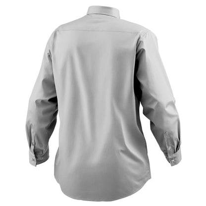 FR Welding Jacket - L Size, 7oz. Flame-Resistant Cotton Welding Jacket, Machine Washable Heat-Resistant Safety Jacket with Metal Snap Buttons & Adjustable Cuff, Meet ATPV 9.2 Cal/cm² Arc Rating