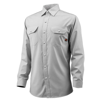 FR Welding Jacket - M Size, 7oz. Flame-Resistant Cotton Welding Jacket, Machine Washable Heat-Resistant Safety Jacket with Metal Snap Buttons & Adjustable Cuff, Meet ATPV 9.2 Cal/cm² Arc Rating