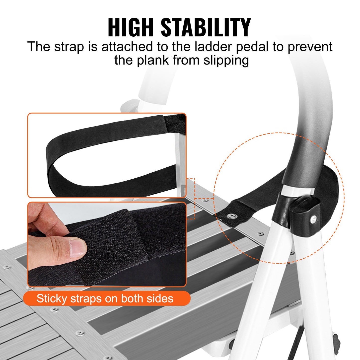 Aluminum Work Plank Telescoping 9-15 ft/2.7-4.6 m 500 lb/226.8 kg Capacity Scaffold Plank