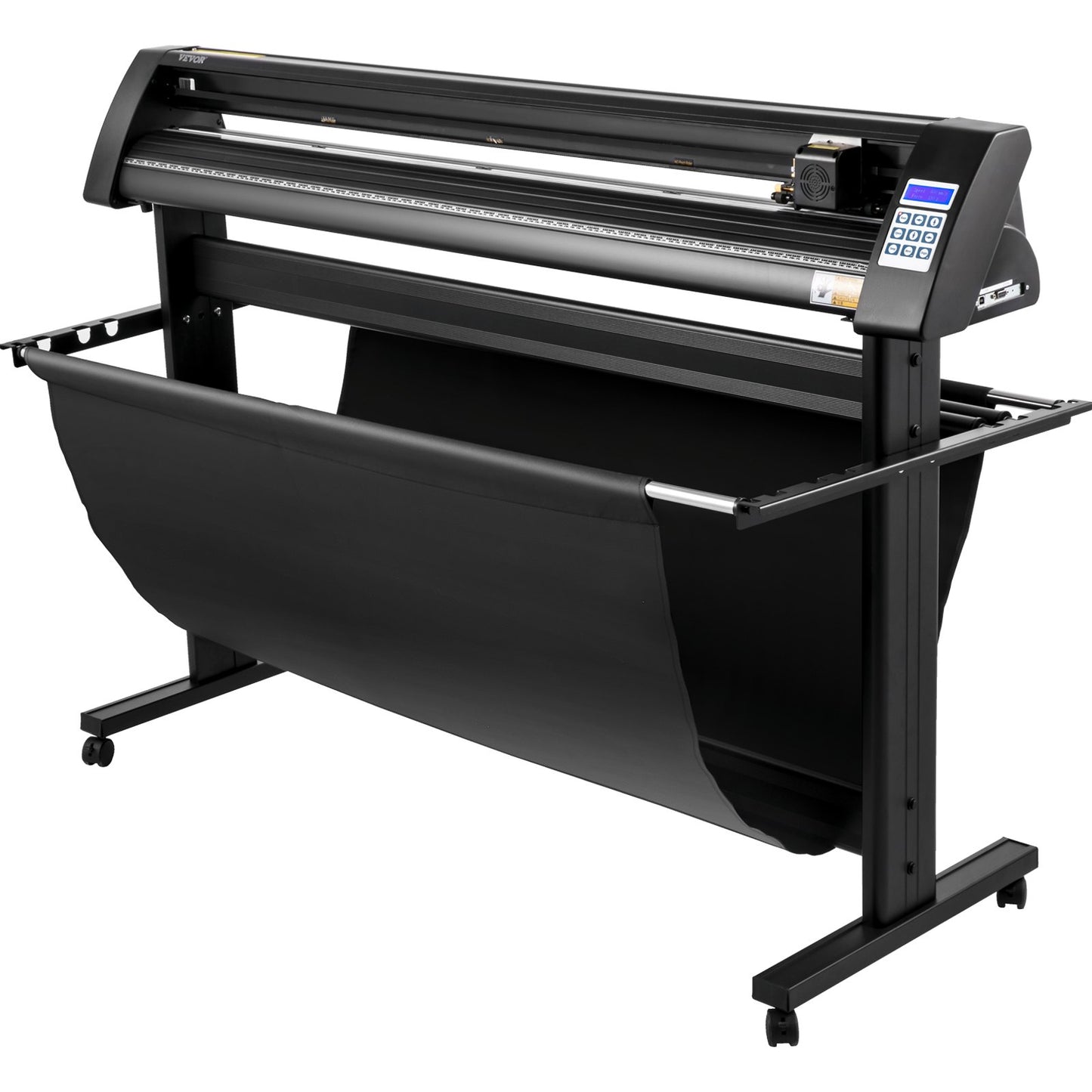 Vinylschneider, 1350-mm-Vinylplotter, LED-Bildschirmplotter, halbautomatischer integrierter Lichtschranke, kompatibel mit SignCut-Software für Mac und Windows, inklusive Ständer
