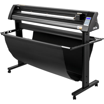 Vinylschneider, 1350-mm-Vinylplotter, LED-Bildschirmplotter, halbautomatischer integrierter Lichtschranke, kompatibel mit SignCut-Software für Mac und Windows, inklusive Ständer