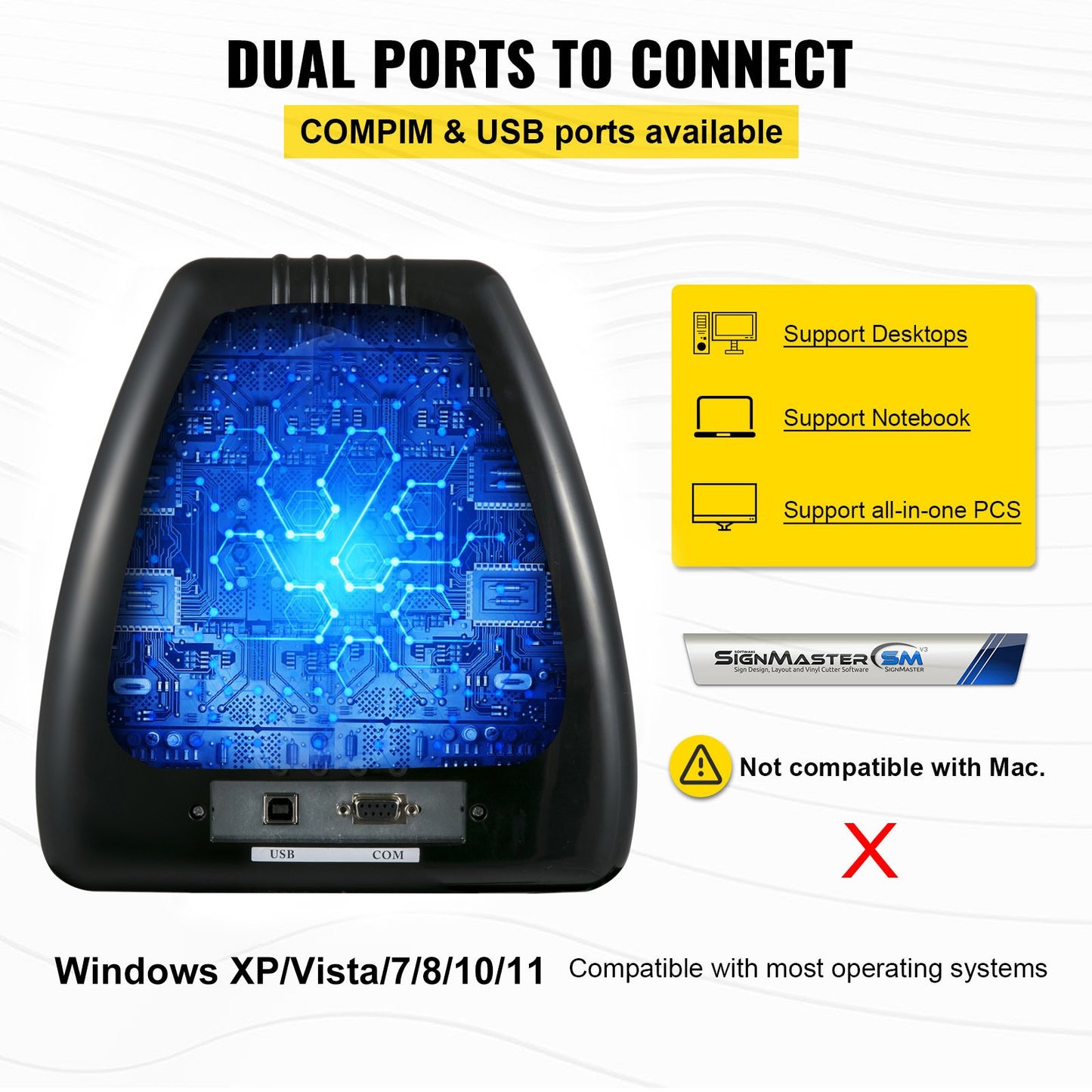 Vinyl Cutter Plotter Machine 28” Signmaster Software Sign Making Machine 720mm Paper Feed Vinyl Cutter Plotter with Stand (28” 720mm)