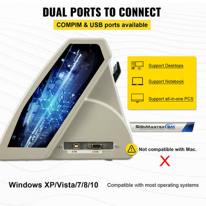 Vinylschneider 28 Zoll Vinylschneidermaschine 720 mm Papiereinzug Vinylplotter mit stabilem Bodenständer zum Schneiden von Papier Weiß