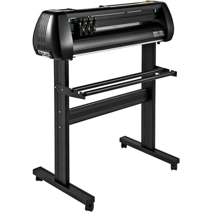 Vinylschneidemaschine, 28-Zoll-Schneideplotter, Offline-Schneidemaschinen-Kit mit Bluetooth-Mobiltelefon, präziser Walzenwellenantrieb, hohe Genauigkeit, einstellbare Geschwindigkeit und Kraft, DIY SignMaster Softwareklinge für Windows