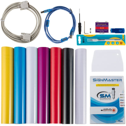 Vinylschneidemaschine, 375-mm-Vinylplotter, maximaler Papiereinzug 14 Zoll, Plotterdrucker mit einstellbarer Kraft und Geschwindigkeit, Vinylschneidemaschine für die Schilderherstellung, Vinylplotter-Schneidemaschine