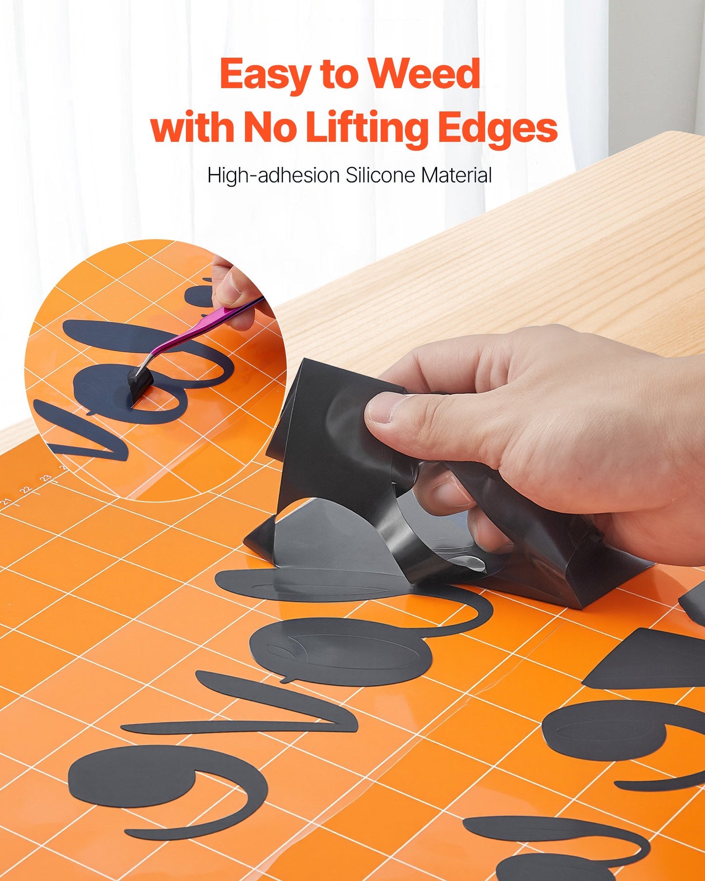 Heat Transfer Vinyl, 304.8 x 7260mm, Glossy Black HTV Iron on Vinyl Roll, Easy to Cut and Weed, Strong Adhesion, Compatible with Cutting Machines, for Various Materials, T-shirts, Pillows, Hats