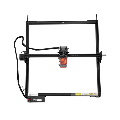 Lasergravierer, 10 W Leistung, Lasergravur- und Schneidemaschine, Arbeitsbereich 38 x 40 cm, Vorschubgeschwindigkeit 10.000 mm/min, fokussierter Laserstrahl mit Augenschutz, geeignet für Holz und bestimmte Metalle