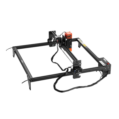 Lasergravierer, 10 W Leistung, Lasergravur- und Schneidemaschine, Arbeitsbereich 38 x 40 cm, Vorschubgeschwindigkeit 10.000 mm/min, fokussierter Laserstrahl mit Augenschutz, geeignet für Holz und bestimmte Metalle