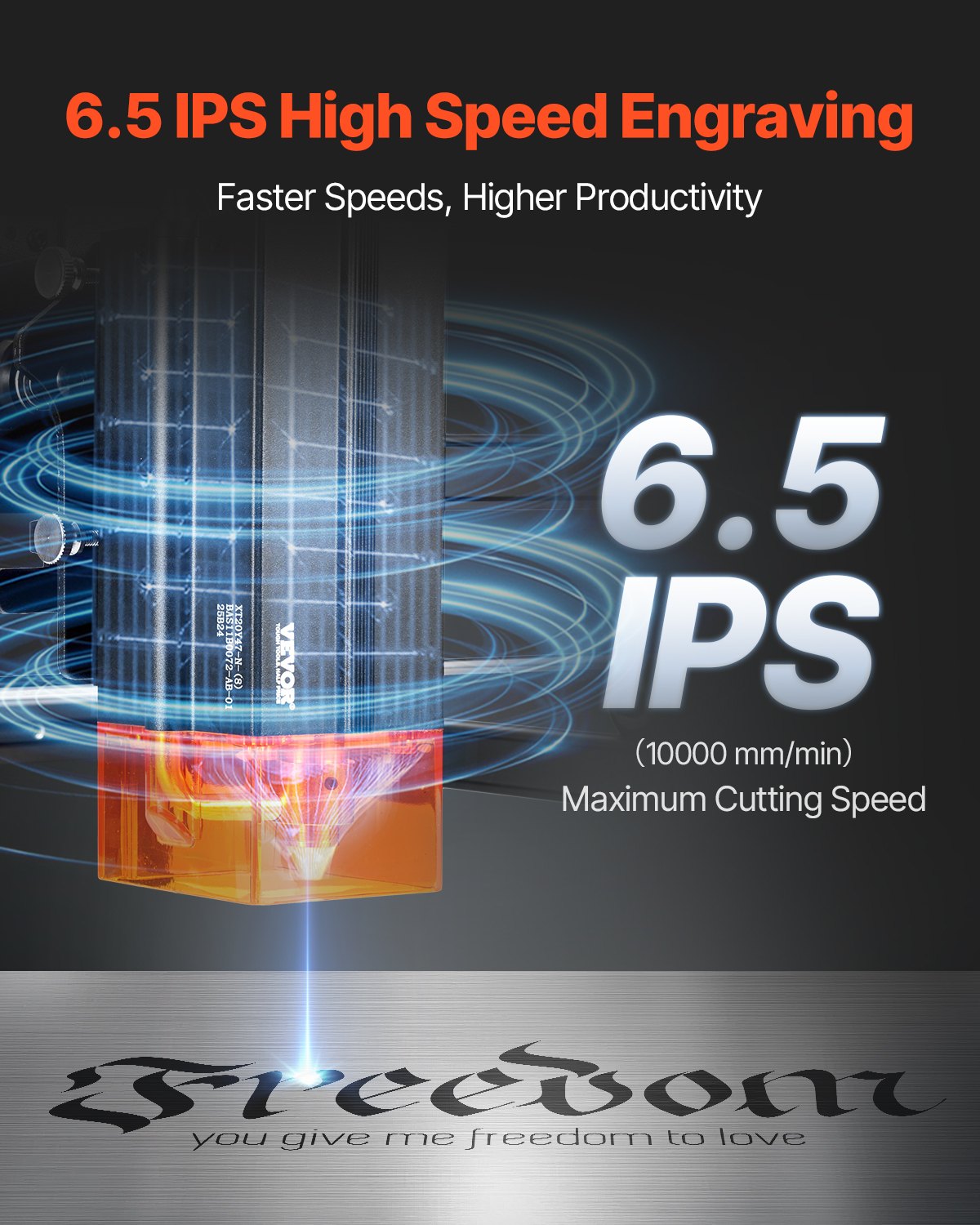 Lasergravierer, 20 W Leistung, Lasergravur- und Schneidemaschine, Arbeitsbereich 35 x 40 cm, Vorschubgeschwindigkeit 10.000 mm/min, fokussierter Laserstrahl mit Augenschutz, für Holz und bestimmte Metalle