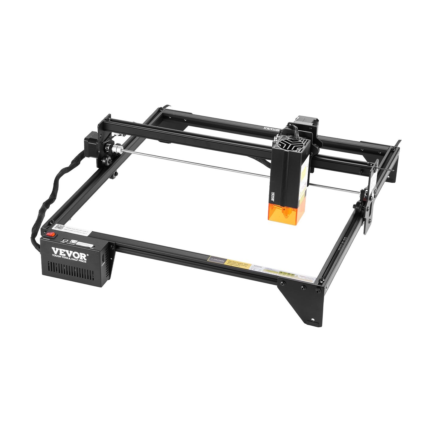 Lasergravierer, 20 W Leistung, Lasergravur- und Schneidemaschine, Arbeitsbereich 35 x 40 cm, Vorschubgeschwindigkeit 10.000 mm/min, fokussierter Laserstrahl mit Augenschutz, für Holz und bestimmte Metalle