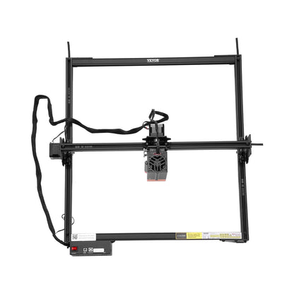 Lasergravierer, 20 W Leistung, Lasergravur- und Schneidemaschine, Arbeitsbereich 35 x 40 cm, Vorschubgeschwindigkeit 10.000 mm/min, fokussierter Laserstrahl mit Augenschutz, für Holz und bestimmte Metalle