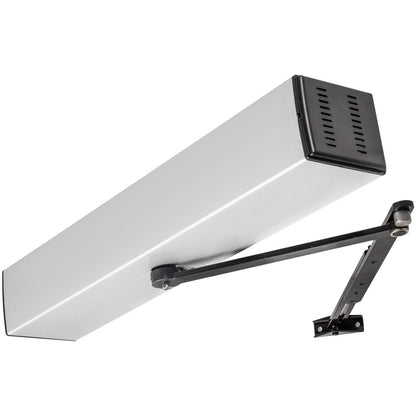 Elektrischer Türöffner/Türschließer, 10 kg, 110–240 V, automatischer Türöffner, barrierefreier Türöffner, automatischer Drehtüröffner, 50 W, Drehtüröffner, 120° verstellbar, Aluminiumlegierung