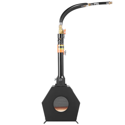 Portable Propane Forge, 3 Burner Farrier Forge, 2600℉ Tool and Knife Making Blacksmithing Gas Forge, Large Capacity Hexagon Cold-Rolled Steel Gas Forging Tools and Equipment for Metal Forging