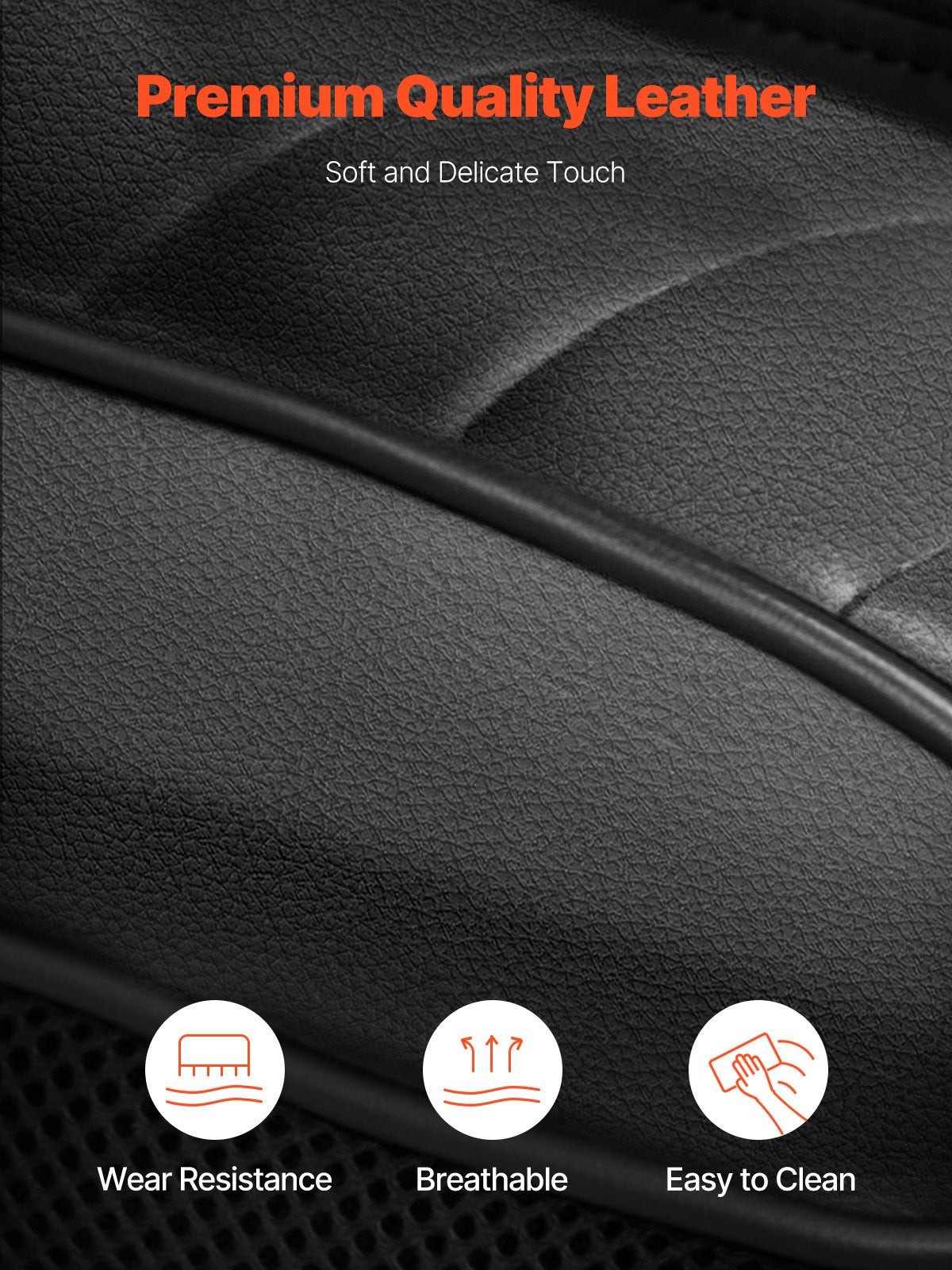 Chefsessel, Hochlehner mit Fußstütze und abnehmbaren Armlehnen, ergonomischer Schreibtischstuhl mit hochelastischem Schaumstoffkissen, drehbarer Rollstuhl aus PU-Leder für Arbeit, Studium und Gaming, Schwarz