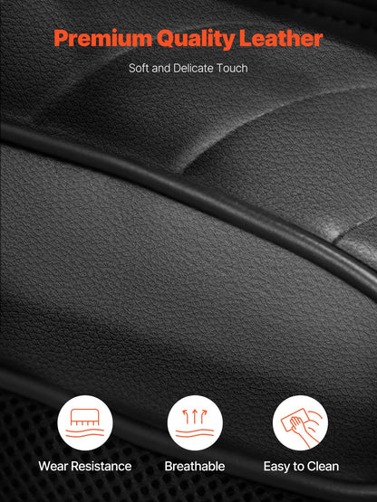Chefsessel, Hochlehner mit Fußstütze und abnehmbaren Armlehnen, ergonomischer Schreibtischstuhl mit hochelastischem Schaumstoffkissen, drehbarer Rollstuhl aus PU-Leder für Arbeit, Studium und Gaming, Schwarz