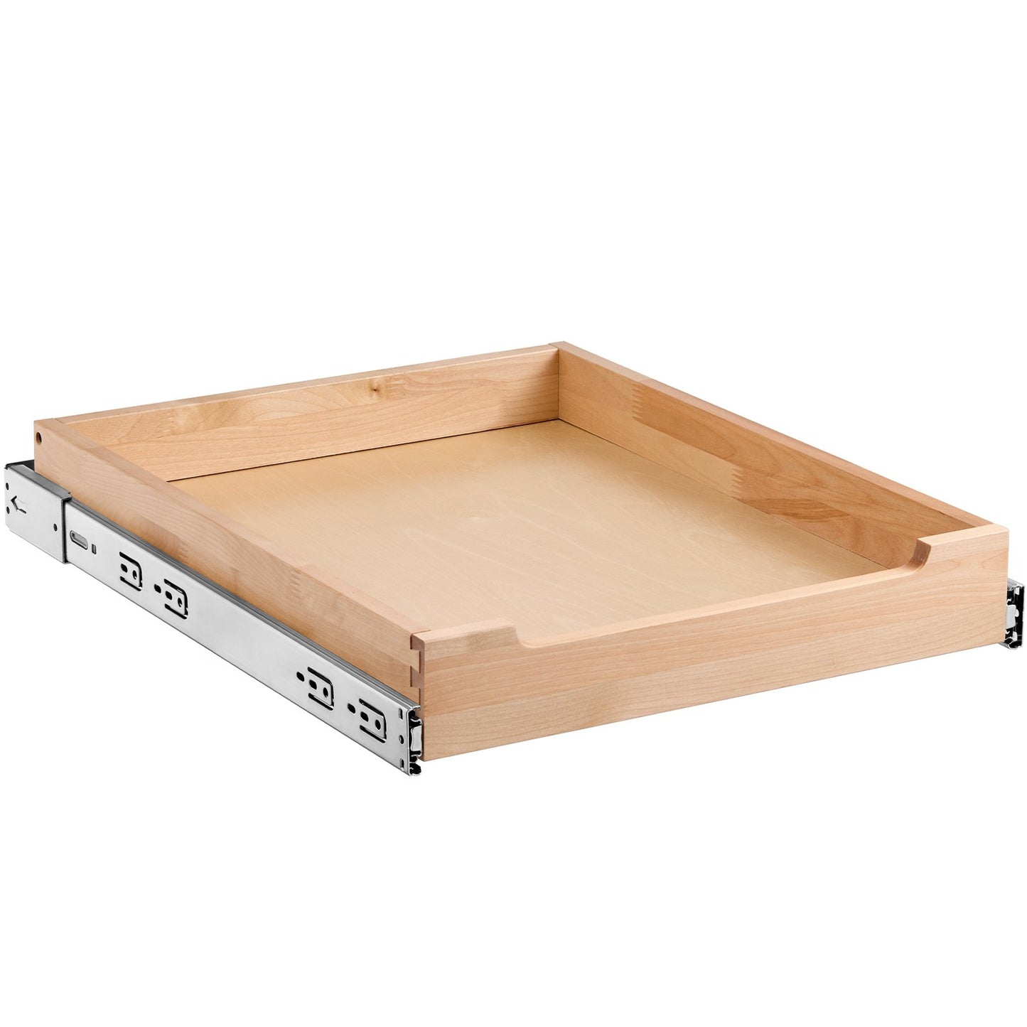 Pull Out Cabinet Organizer, 17"W x 21"D Cabinet Drawer, Soft Close Slide out Shelf, Heavy-Duty Sliding Wood Drawer, Bottom and Side Assembly Base Cabinet Organization for Kitchen Pantry Bathroom