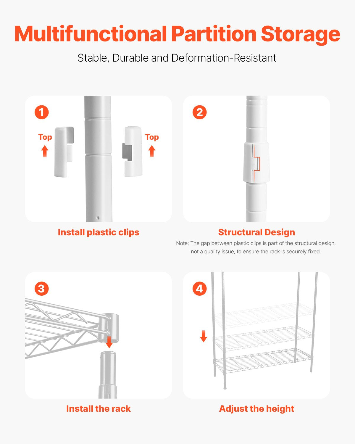 Ablageflächen über Waschmaschine und Trockner, 6-stufiger Wäscheständer mit Kleiderstange und Haken, zwei Reihen verstellbarer Waschmaschinenablagen, platzsparend, für mehr Stauraum und Ordnung im Waschraum, Weiß