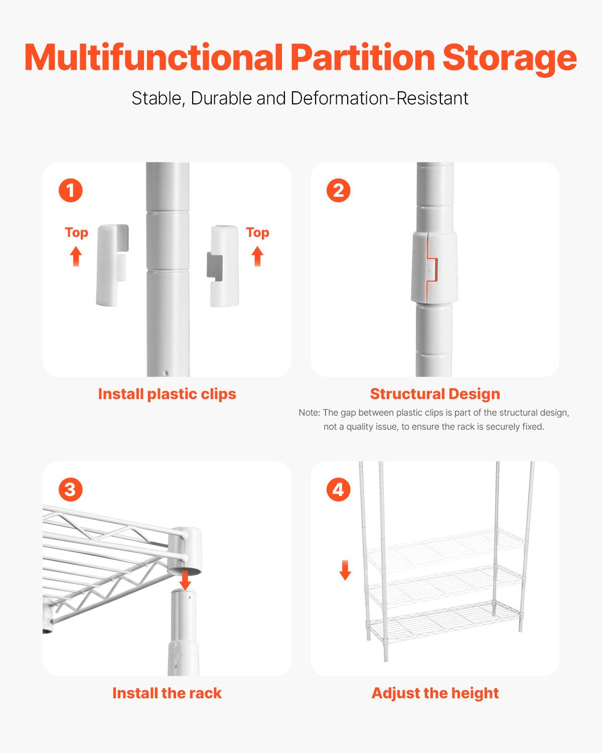 Over Washer and Dryer Storage Shelf, 3 Tiers Laundry Room Drying Rack with Hanger Rod and Hooks, Single Row Adjustable Washer Shelves Space Saver, for Laundry Room Storage & Organization, White