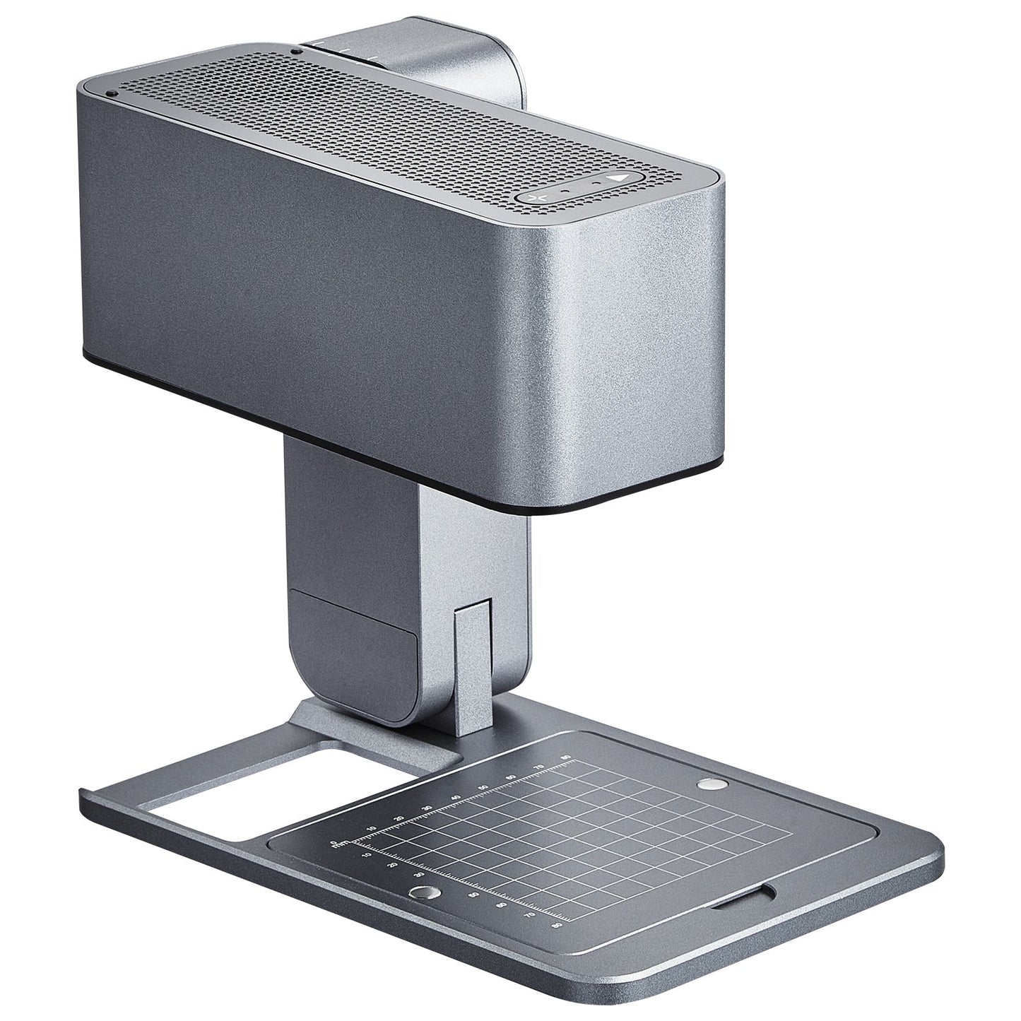 Tragbarer Lasergravierer, 600 mm/s Hochgeschwindigkeit, 5 W Handgraviergerät, DIY-Lasergravierer- und Schneide-Basisset, für Metall, Holz, Leder, Acryl, Fiberglas, Schmuck und Glas (Einzellaser, blau).