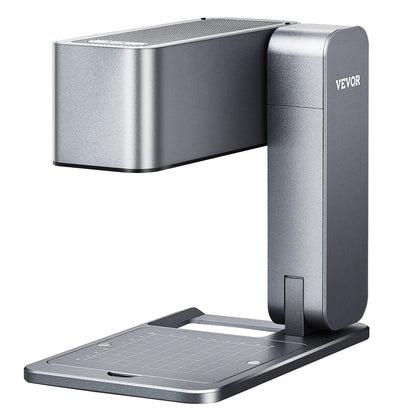 Tragbarer Lasergravierer, 600 mm/s Hochgeschwindigkeit, 5 W Handgraviergerät, DIY-Lasergravierer- und Schneide-Basisset, für Metall, Holz, Leder, Acryl, Fiberglas, Schmuck und Glas (Einzellaser, blau).