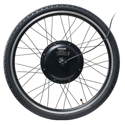 1000-W-Elektrofahrrad-Umbausatz, 48-V-420-U/min-26-Zoll-Vorderrad-Nabenmotor-Kit mit verbessertem Geschwindigkeitsregler, Gasgriff-Kit, LCD-Display und PAS-System für Rennräder