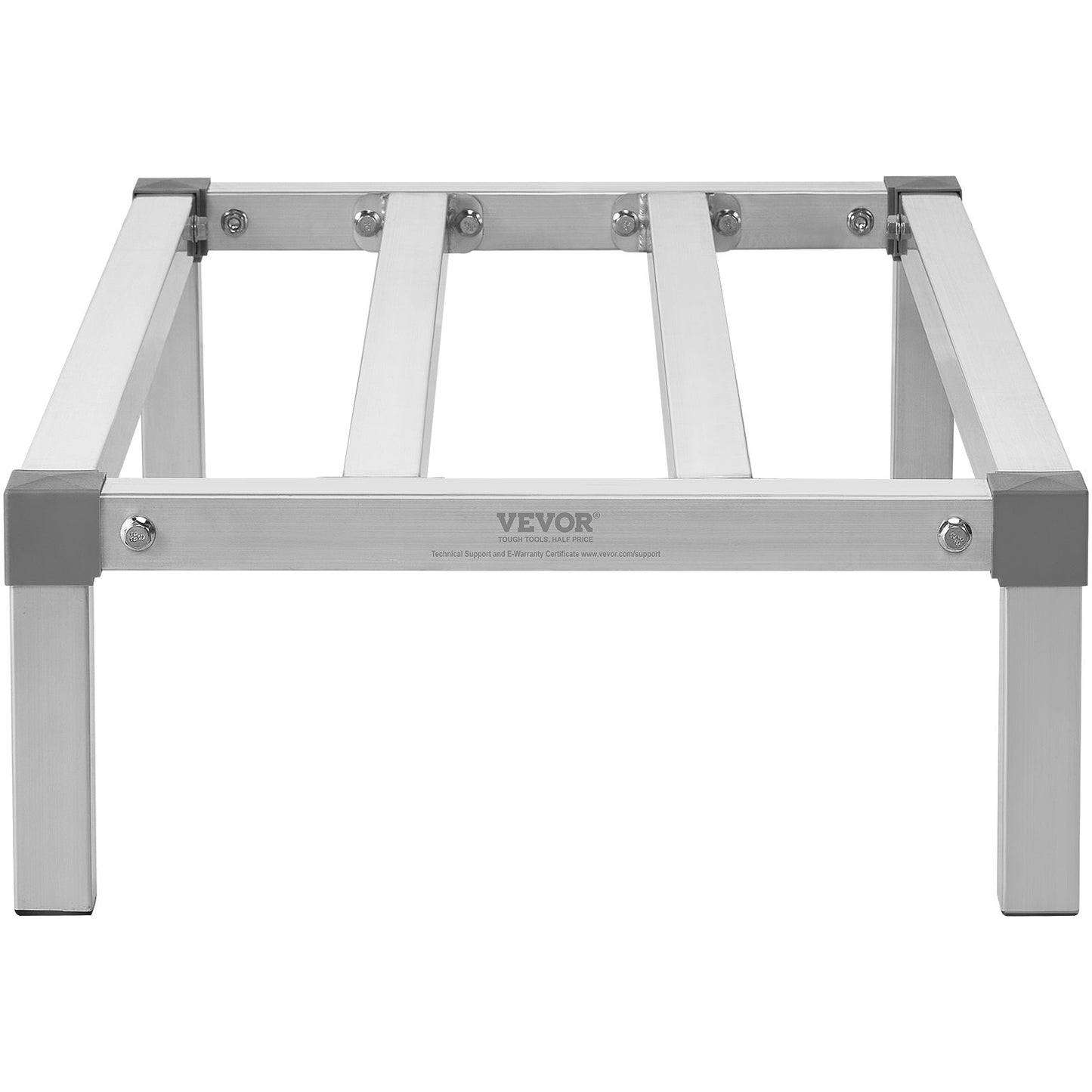 Aluminum Dunnage Rack, 36” x 20” Commercial Food Floor Rack, 8” Off the Floor, 1000 lbs Capacity All-Welded Aluminum Storage Rack, for Storage in Restaurants, Kitchens, Garages and Vehicles