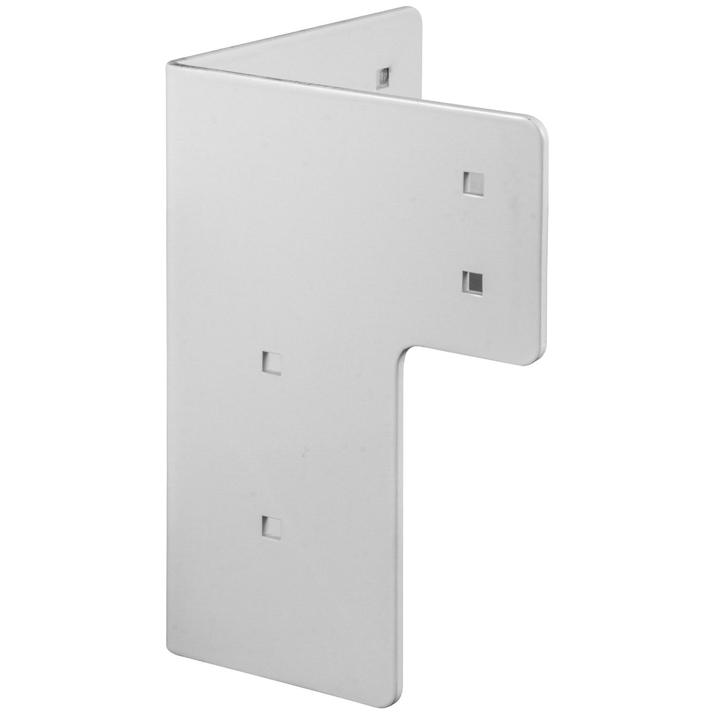 Workbench Corner Brackets 8 PCs Shop Table Bracket Kit 48 LBS Shop Table Corner Brackets 4 mm Right Angle White Color Galvanized Steel Elevated Platform Brackets for Deck Edge and Work Bench