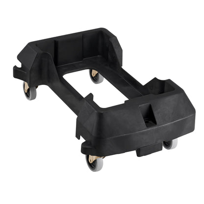 Mülltonnenwagen, passend für 16/23-Gallonen-Behälter, schlanker Mülltonnen-Rollsockel mit 4 feststellbaren Rädern, Tragkraft 200 lbs, robuster Fasswagen, leichtgängiger und leiser Mülltonnenwagen aus Kunststoff