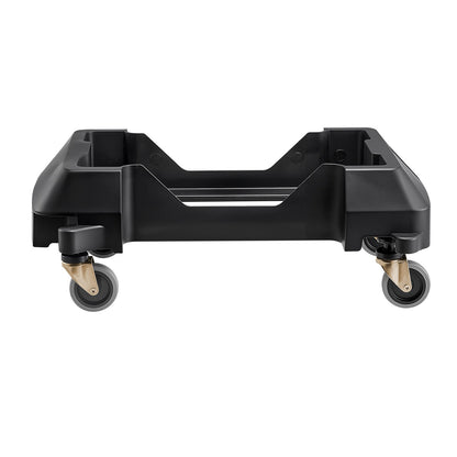 Mülltonnenwagen, passend für 16/23-Gallonen-Behälter, schlanker Mülltonnen-Rollsockel mit 4 feststellbaren Rädern, Tragkraft 200 lbs, robuster Fasswagen, leichtgängiger und leiser Mülltonnenwagen aus Kunststoff