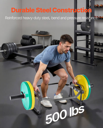 Trap Bar Hex Bar, 50-mm-Sechskant-Langhantel, 240 kg Belastbarkeit, Schulterdrückstange, Gewichtheber- und Krafttrainingsgerät, Heim-Fitnessstudio für Kniebeugen, Kreuzheben und Schulterdrücken, Schwarz