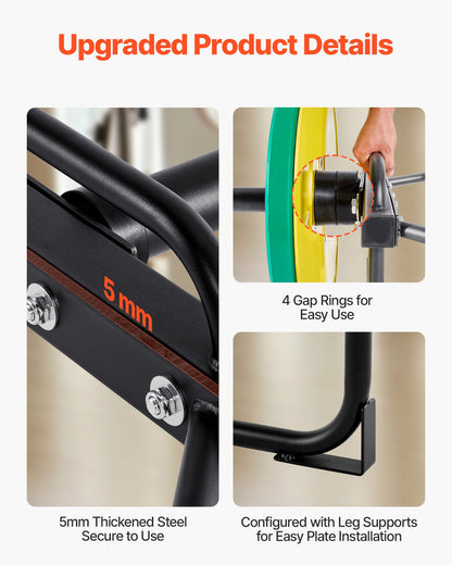 Trap Bar Hex Bar, 50-mm-Sechskant-Langhantel, 240 kg Belastbarkeit, Schulterdrückstange, Gewichtheber- und Krafttrainingsgerät, Heim-Fitnessstudio für Kniebeugen, Kreuzheben und Schulterdrücken, Schwarz