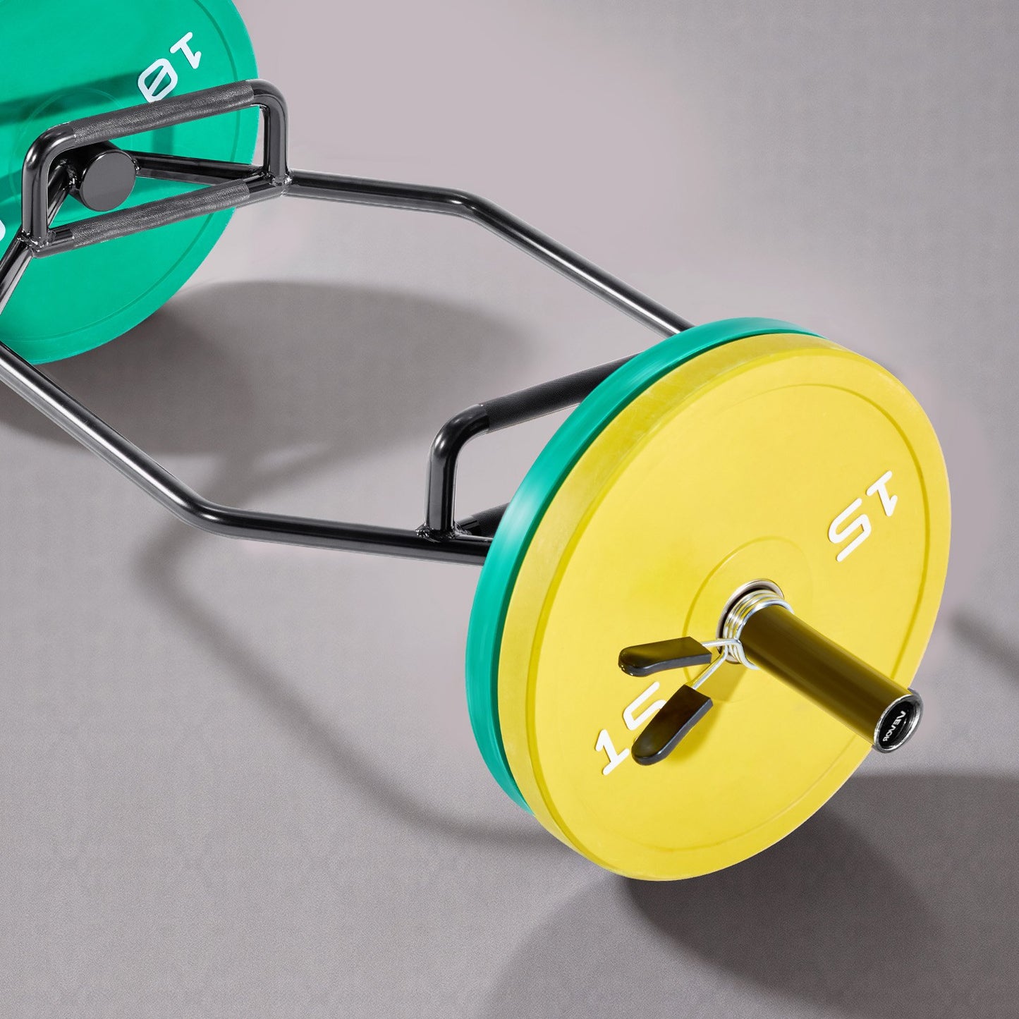 Trap Bar Hex Bar, 50mm Hex Barbell, 360 kg Capacity Shrug Bars with Knurled Grips, Weightlifting and Strength Training Equipment, Home Gym for Squats, Deadlifts, Shoulder Presses, Black