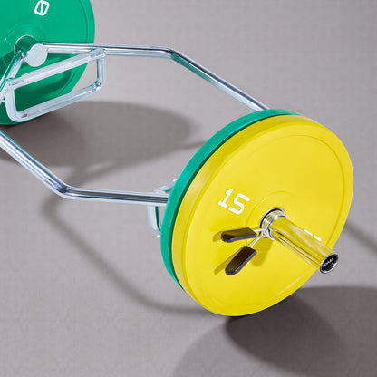 Trap Bar Hex Bar, 50mm Hex Barbell, 360 kg Capacity Shrug Bars with Knurled Grips, Weightlifting and Strength Training Equipment, Home Gym for Squats, Deadlifts, Shoulder Presses, Silver