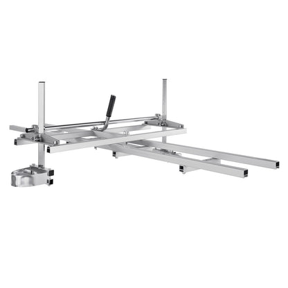 Kettensägewerk und Schienenführungssystem, tragbares Sägewerk mit 36 ​​cm-91 cm Führungsschiene, 2,74 m lange Aluminium-Sägeführungsschiene mit Kettensägen-Plankenwerk für Holzbearbeiter und Zimmerleute