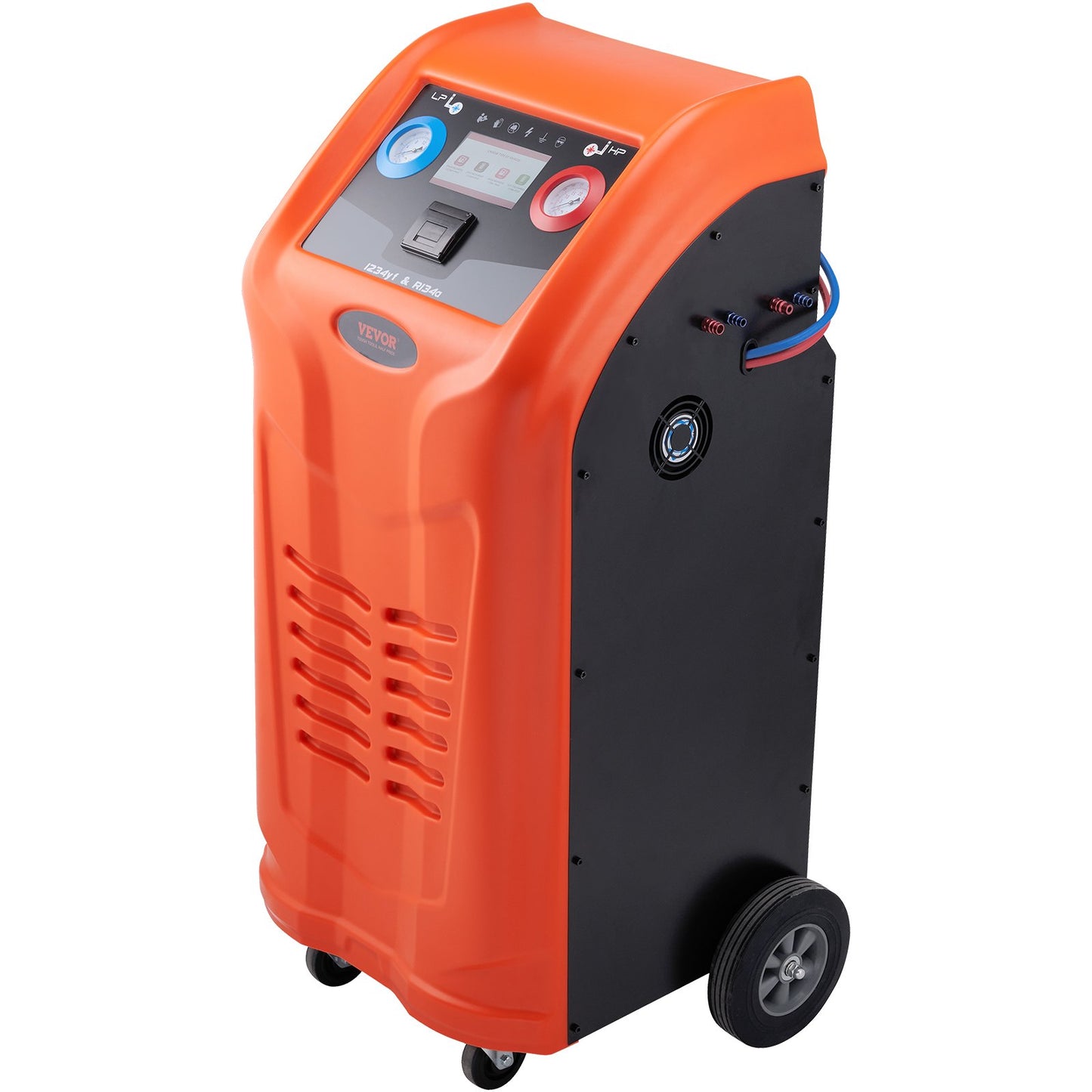 Fully Automatic Refrigerant Recovery Machine - Dual Cylinder AC Recovery Machine Kit Built in Compressor/Electronic Scale/Filter/ Recovery Tank, Recovery Machine HVAC Only for R134A+R1234YF
