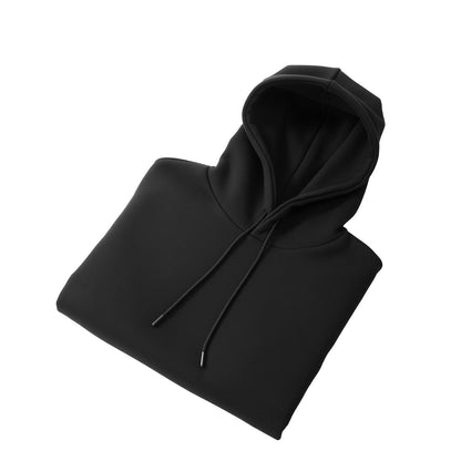 Damen-Kapuzenpullover, Größe XXL, Fleece-Langarmpullover, bequem, lässig, warm und hautfreundlich, praktisch und modisch, schwarzer Hoodie mit großer Tasche für Herbst und Winter