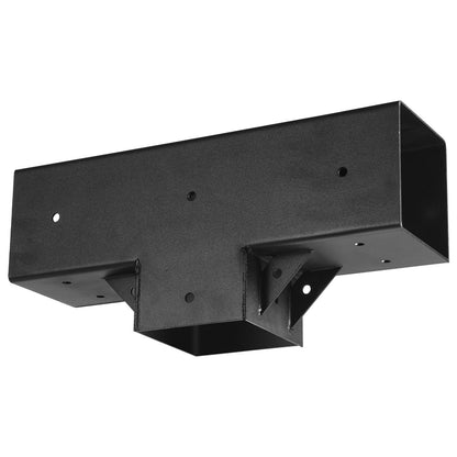 Pergola Kit 2-Pack, T-Shaped 4x4 (Actual 92 x 92 mm), 3-Way Pergola Brackets DIY Woodworking Gazebo Bracket Kit with Screws for 92 x 92 mm Wood Beams in Actual Size for Outdoor Party Banquet