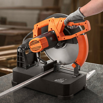 Chop Saw 35.6 cm Mitering Chop Saw for Cutting Metal Dry Cut Saw 45° Angle