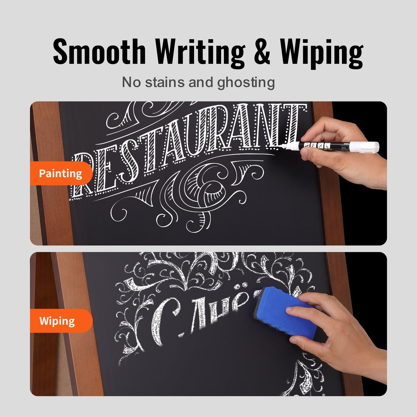 Ein Rahmen aus schwarzem Holz, zweiteiliger Untersetzer, erster Vintage-Stil mit dickem und magnetischem Gummi, rustikales braunes Holz, 20 x 40 cm, breiter Saum